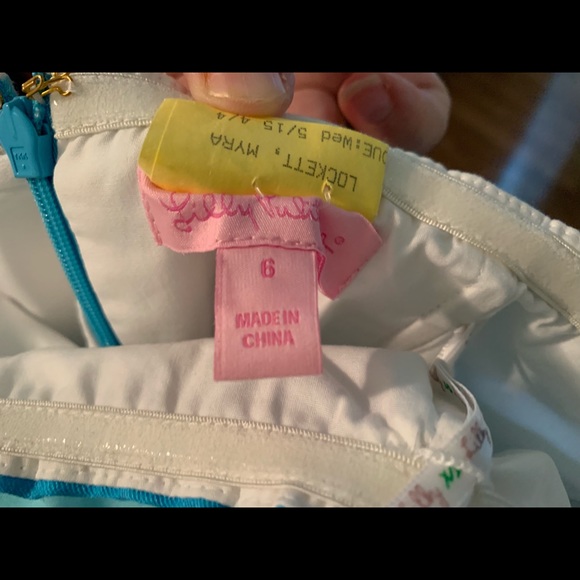 Lilly Pulitzer 100% silk dress - Picture 7 of 7